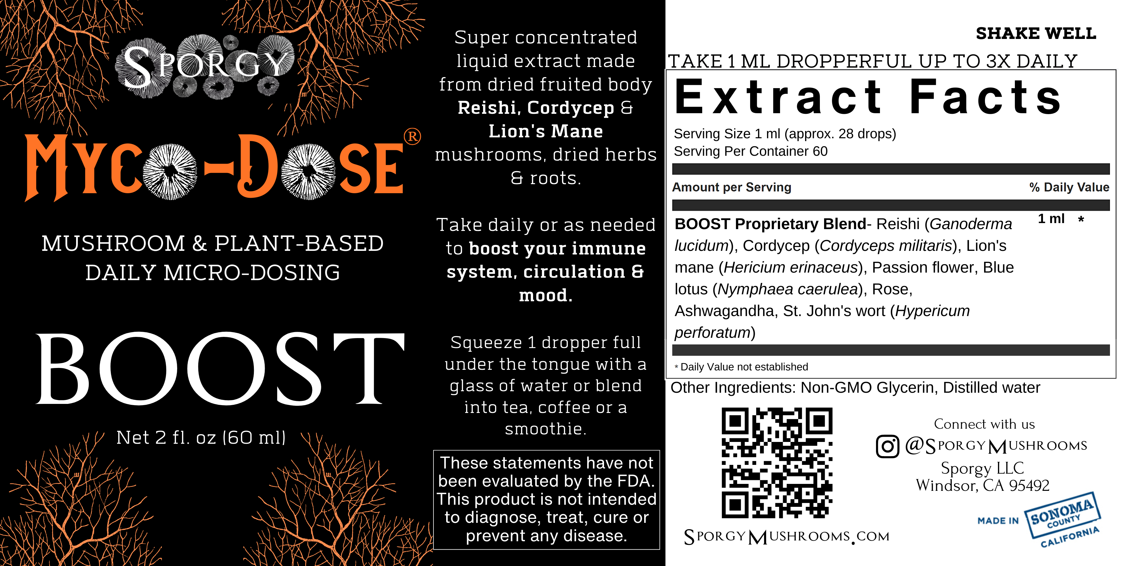 Myco-Dose® Boost Mushroom Extract