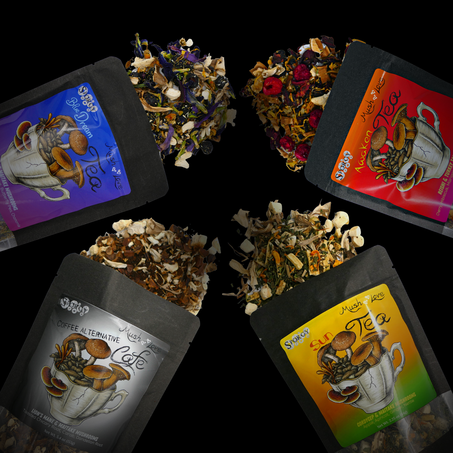 Mush Love Teas & Mushroom Coffee Alternatives