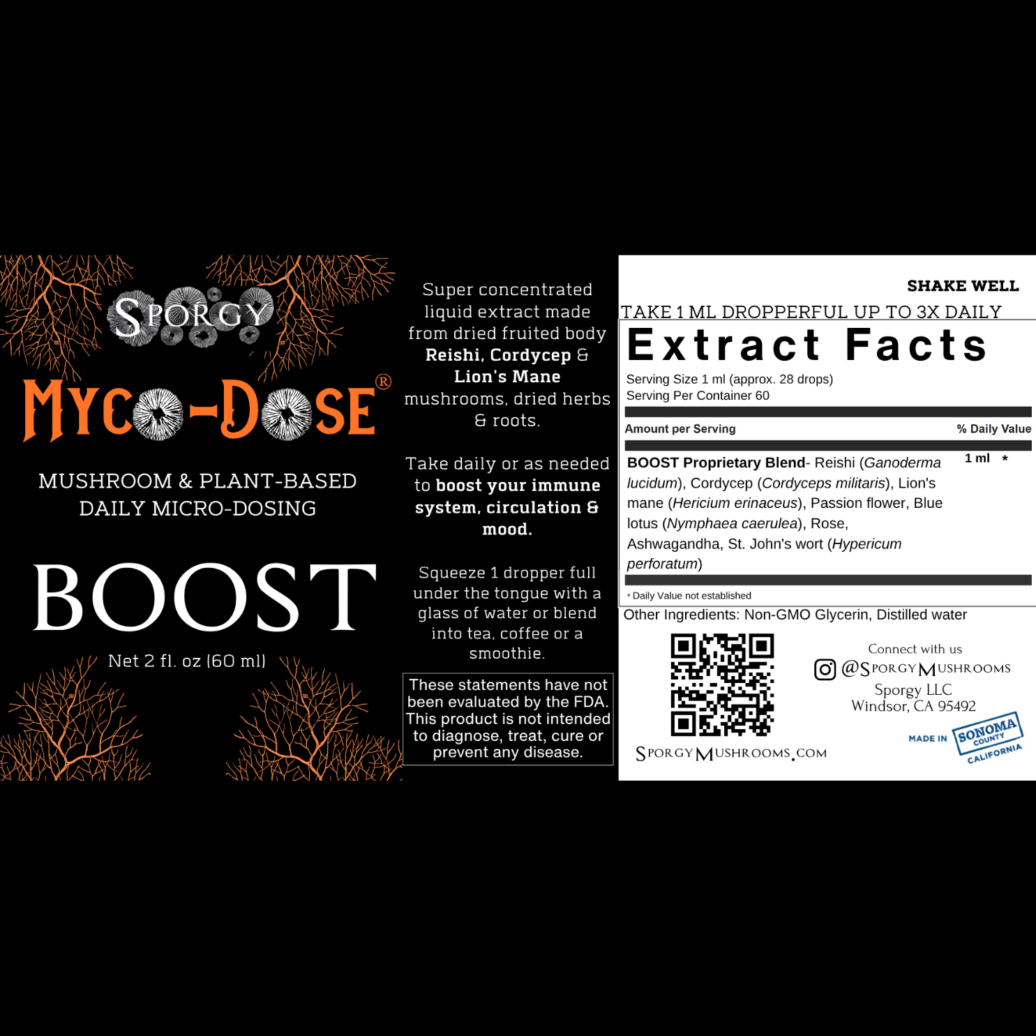 Myco-Dose® Boost Mushroom Extract