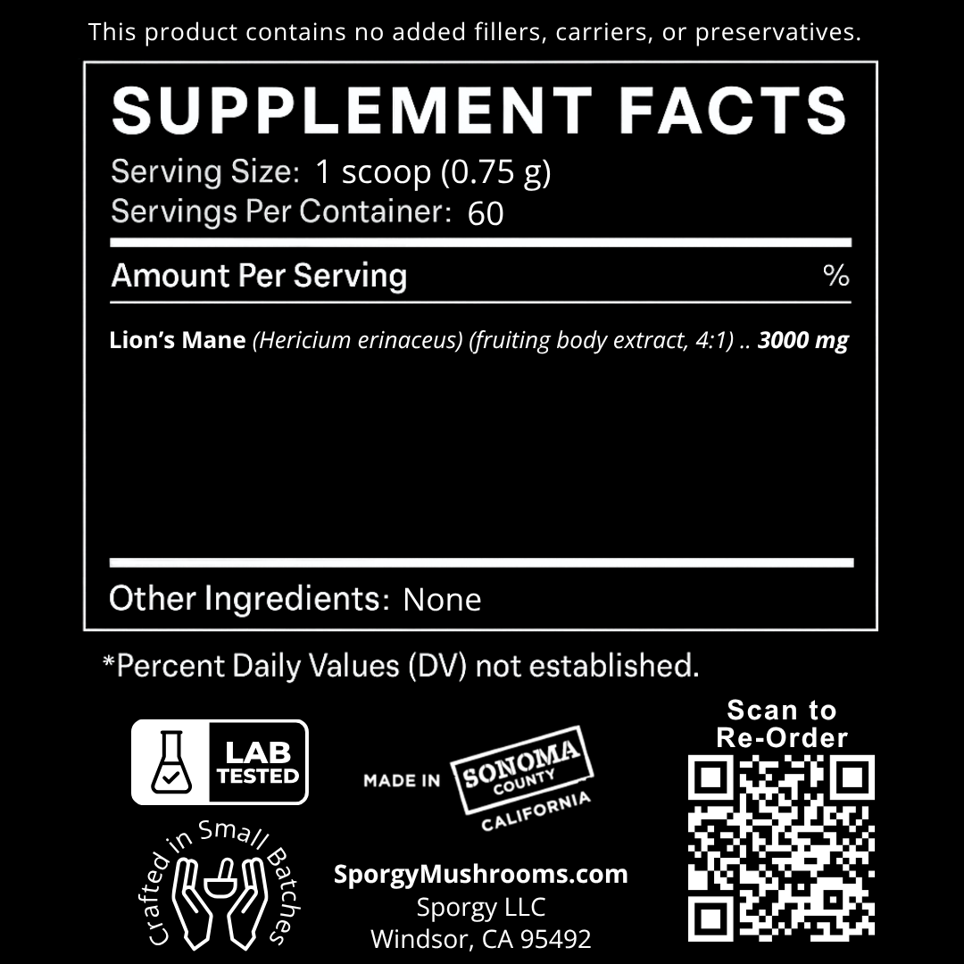 Myco-Dose® Powdered Extract Refill Packets