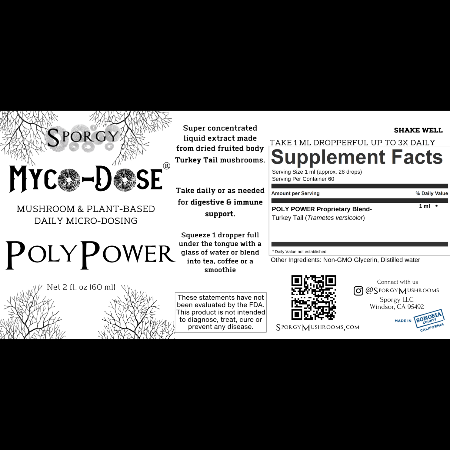 Myco-Dose® Poly Power Mushroom Extract