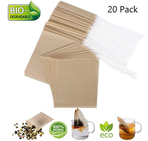 Biodegradable Mesh Tea Bags (20 Pack)